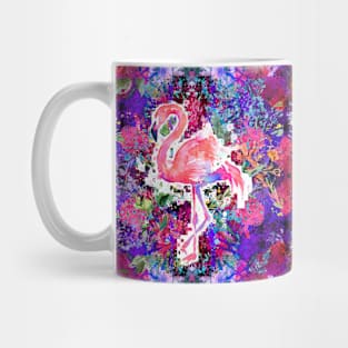 Pink Flamingo Colorful - Flamingo Watercolor Mug